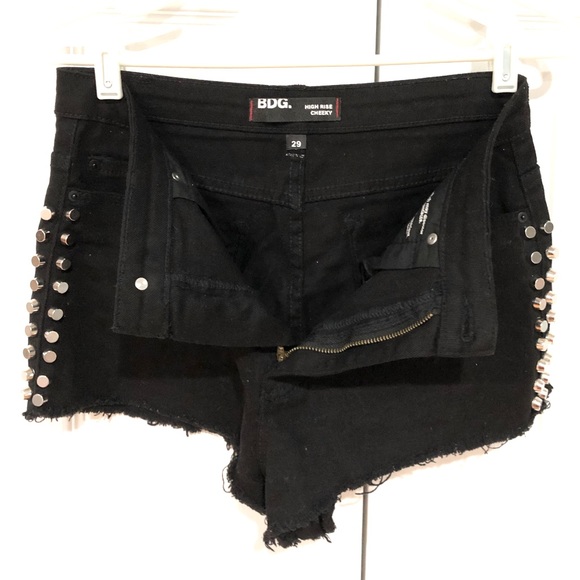 BDG Pants - BDG Studded High Rise Cheeky Short